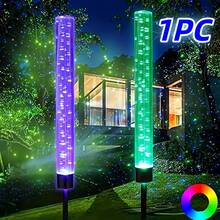 1件裝 LED 太陽能嵌入式地燈，嘉年華主題泡泡球景觀階梯燈，水晶吊燈風格草坪燈，IP 戶外防水太陽能裝飾燈，適用於小徑、花園、庭院、草坪、戶外小徑、露營、節日裝飾 - 水晶棒燈 - 查看 10