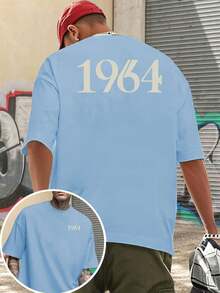 Retro 1964: Imprescindible para los amantes de la nostalgia. Camiseta de manga corta para hombre, con estampado vintage de 1964 en ambas caras. - Negro - Ver 7