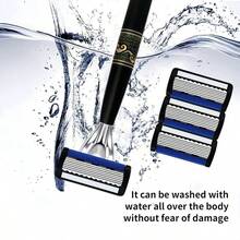 Brand New 7-Story Shaver Sturdy Metal Razor For Men/Lady Featuring A Non-Slip Handle | Precision Blade For Shaving, Works With Replacement Blades - Perfect For Beards, Mustaches, And Facial Hair - Safety Tazor + Blade - View 5