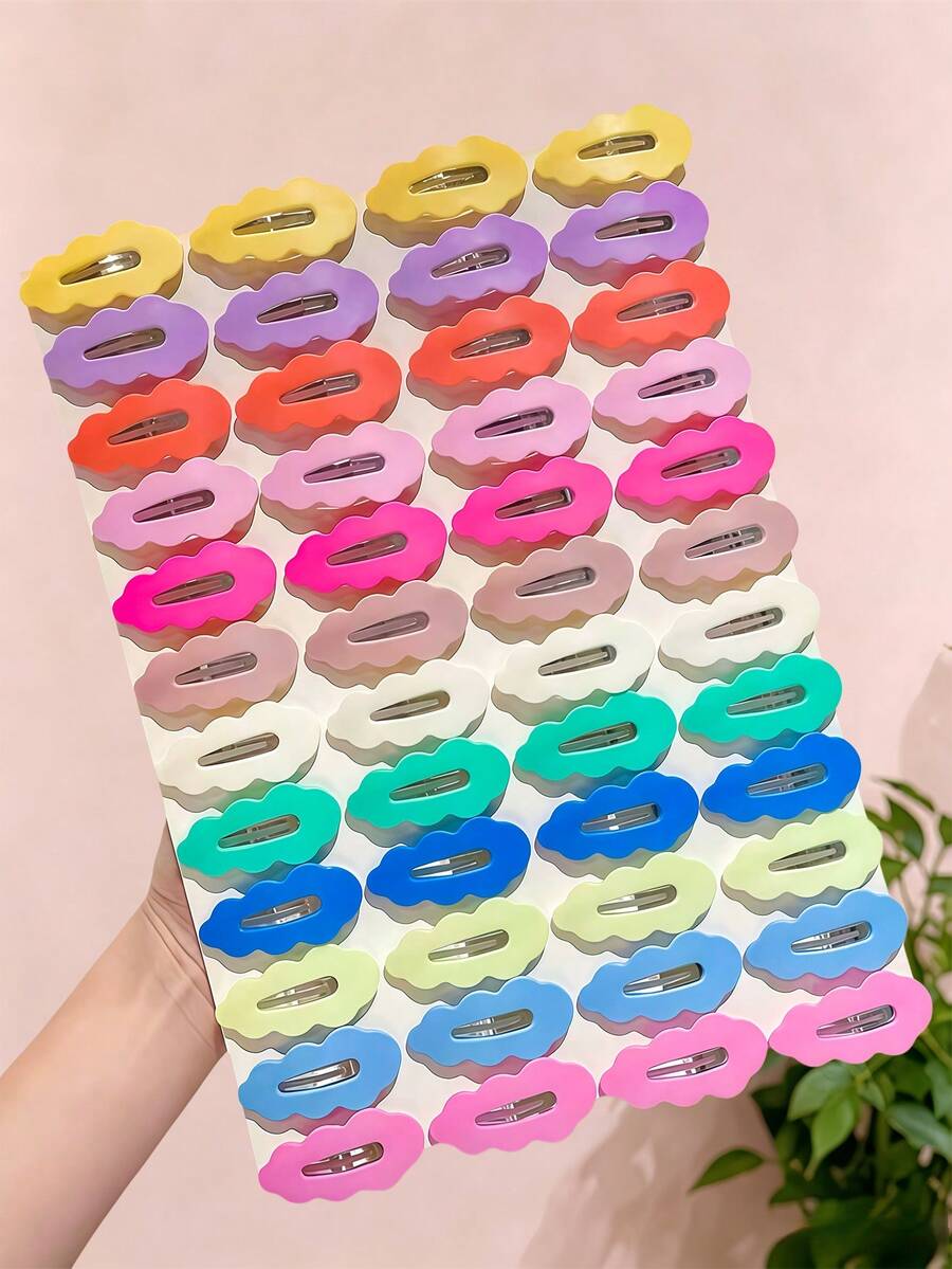 10/20/30pcs/Set Maillard Color Series Multi-Style Hair Clips, Minimalist Hair Accessories - Suitable For Girls And Women, Perfect For Daily Wear And Back To School Season - Multicolor - View 1