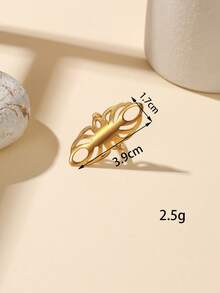 1/13pcs Exotic Hollow Carved Ring Set, Tree Of Life, Star, Flower Mixed Styles, Daily Outing Layered Wear Atmosphere Vintage Gold Hand Jewelry, Can Also Be Worn Individually. - Yellow Gold - View 13