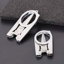 1pc/6pcs Portable Folding Stainless Steel Scissors - Durable, Portable, Suitable For Home, Office And Travel - Ideal Gift For Students And Travelers - Fold - View 3