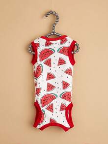 Roupa de Recuperação para Castração/Esterilização de Gatos, Roupa Pós-Cirúrgica para Gatas, Roupa de Desmame, Roupa Macia e Fina de 4 Pernas Anti-Lambedura e Quente para Gatos - Vermelho - Visão 7
