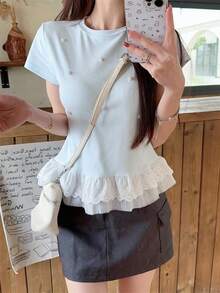Women Tops - Blue - View 1