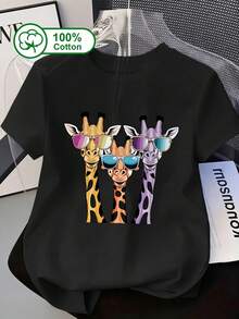 Women T-Shirts - 黑色 - 查看 1