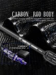 SOUGAYILANG Ultra-Light Carbon Fiber Trout Rod, Suitable For Sunfish/Bass - Solid Tip & Ceramic Guides 1-7g Lure Weight RF Action, High-Strength Reel Seat - Sensitive For Beginners & Stream Anglers, Enjoy Fishing Fun - Black - View 4
