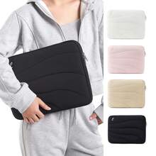 Solid Color Fluffy Laptop Bag, Compatible With MacBook 13/14 Inch, 15/15.6 Inch Laptop Inner Bag - Multicolored - View 1