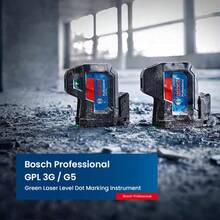 Bosch 綠光自動對準雷射水平儀,IP65 防塵防水,磁吸底座,360°可旋轉(不含 2 顆 AA 電池) - 彩色 - 查看 3