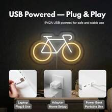Bicycle Decorative Lights - Yellow White - View 6