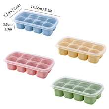 1/2/4pcs 8 Grids Plastic Ice Mold With Lid, Reusable Fruit & Beverage Ice Tray, Beer Refrigeration Tool, Suitable For Refrigerator Ice Maker In Kitchen, Restaurant,Bar - View 12