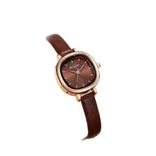 directa de relojes de cuarzo, relojes de pulsera de lujo ligero y moda de nicho para damas. - Marrón - Ver 4