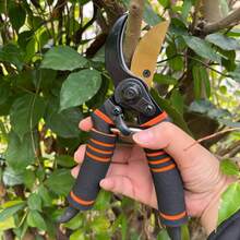 Heavy Duty Professional Tree Pruning Shears - Ultra Sharp Premium Gardening Shears, Gardening Pruning Shears, Handheld Garden Pruning Shears - Heavy Duty Gardening Scissors Christmas Christmas Eve - Black - View 3