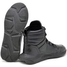 Men's Leather Sneakers Ranclafe 7033 Mid-Top Casual Gym Training Urban Comfortable - 黑色 - 查看 11