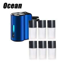 Smart Car Aromatherapy Diffuser Air Vent Clip, USB Rechargeable Car Essential Oil Diffuser, Ultra-Quiet Atomization Humidifier, Long-Lasting Fragrance, Adjustable Modes, LED Light, Includes 3/6 Bottles Of Essential Oils, Car SUV Truck Accessories Gift - Multicolor - View 11