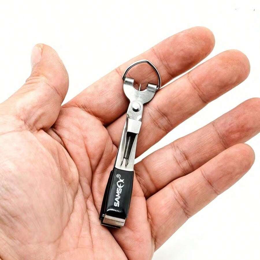 Fishing Knot Tying Tool, Multi-Function Fly Fishing Pliers With Retractable Cord, Fishing Line Knot Tying Device, Quick Nail Knot Tying, Fishing Tackle Box Accessory - Fishing Line Cutter - View 1