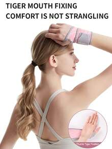 1pc Adjustable Sports Fitness Badminton Yoga Elastic Lightweight Wristband - Multicolor - View 6