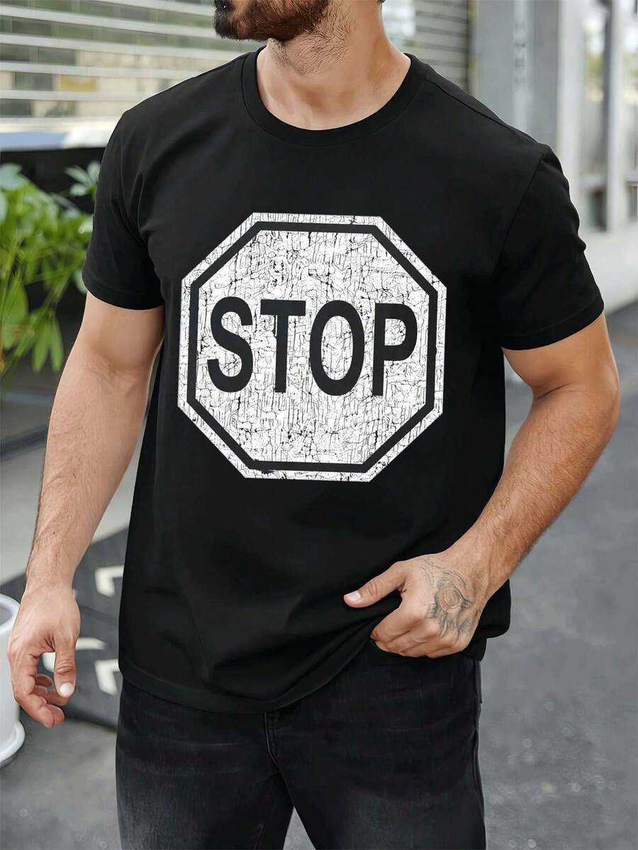 T-shirts för män - Svart - Visa 1
