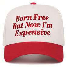 1pc Embroidered Baseball Cap, Street Cool Multi-Color Baseball Cap With A Visor - A - View 7