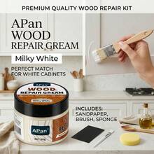 Diseñado específicamente para el refinado y recoloración de muebles. Combina funciones de relleno de arañazos y emparejamiento de color, convirtiéndolo en una pasta multifuncional todo en uno para la reparación de muebles y el emparejamiento de color. - C - Ver 8
