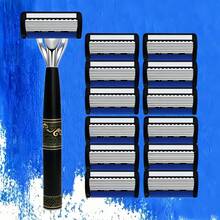 Brand New 7-Story Shaver Sturdy Metal Razor For Men/Lady Featuring A Non-Slip Handle | Precision Blade For Shaving, Works With Replacement Blades - Perfect For Beards, Mustaches, And Facial Hair - Safety Tazor + Blade - View 11