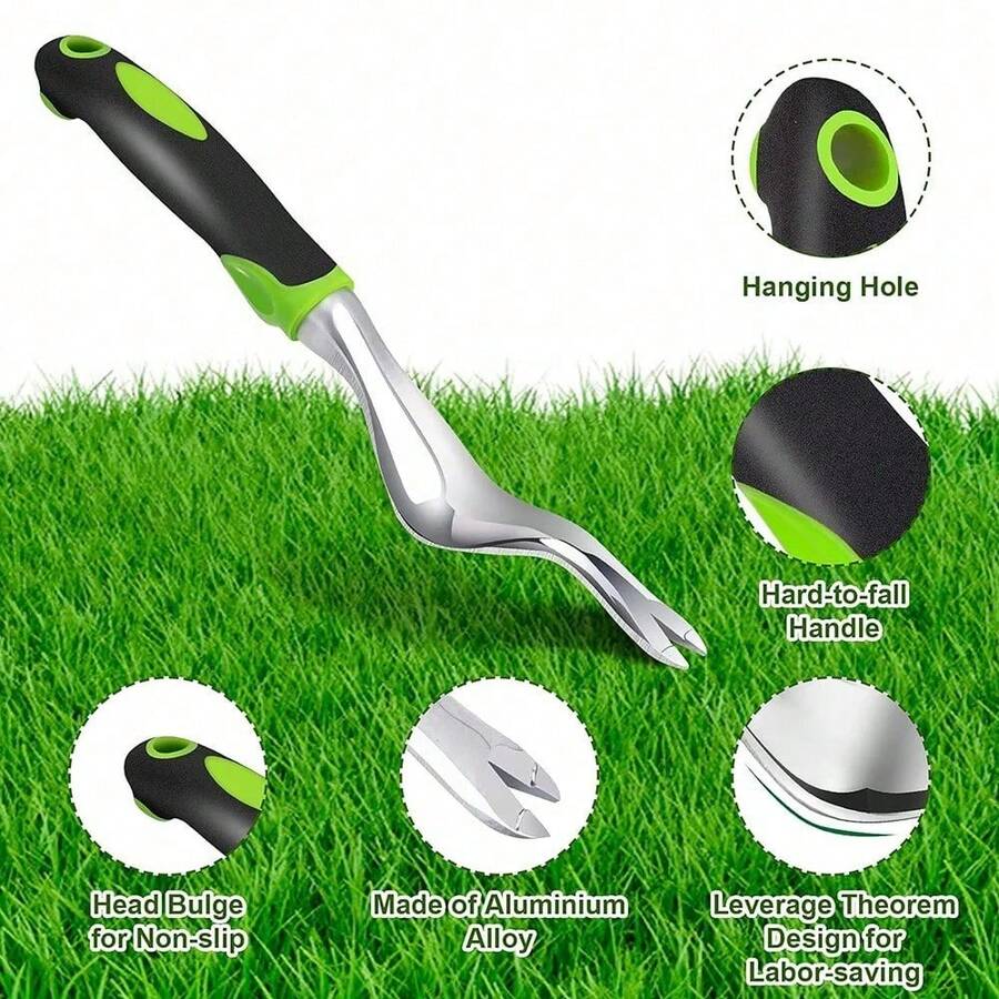 1件組園藝除草工具組，包含蒲公英除草器與拔草器，適合草坪與庭院維護，實用園藝裝飾工具 - 均碼 - 查看 1