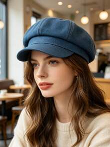 1pc Fashionable Distressed Denim Baseball Cap For Women, Women's Denim Hat, Summer Sun Protection Accessory, Summer Sun Hat - Multicolor - View 3
