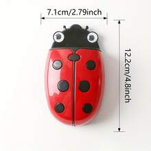 Ladybug Magnetic Pen Holder & Whiteboard Eraser Combo | Dual-Function: Strong Magnet Eraser For Whiteboard/Blackboard + Pen Organizer, Space-Saving Multi-Use Design For Home/Office/Room Decoration | Ideal Birthday/Holiday/Back-To-School Gift - Multicolor - View 10