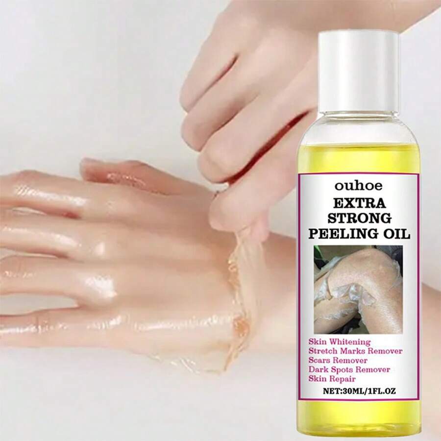 30ml Extra Strong Peeling Oil ,Skin Whitening, Dark Spots Remover, Skin Repair Contains Squalane And Sodium Hyaluronate To Effectively Smooth The Skin. The Special Even-Toning Solution Is Suitable For All Skin Types.