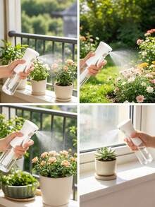 1個高壓噴霧瓶，細霧連續噴霧瓶，適用於髮型設計、植物澆水、化妝水，便攜式可重複填充瓶 - A - 查看 2