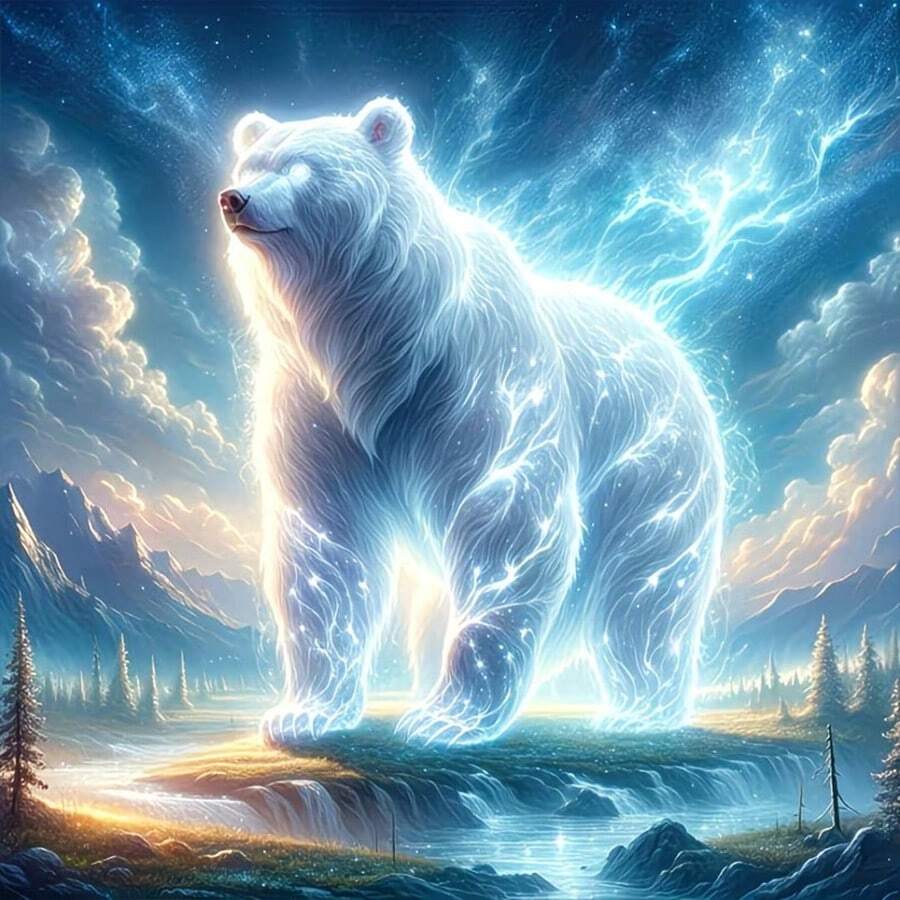 1件鑽石畫套裝，圓鑽DIY鑽石畫，全鑽藝術手工，適合居家牆面裝飾禮物 - 圓鑽 - 查看 1