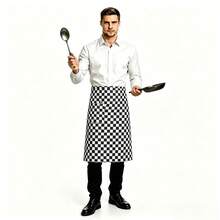 2pcs/Set Professional Breathable Chef Uniform Set, Including Apron And Hat, Suitable For Men And Women, Applicable For Restaurants, Catering, Bakeries, Cafes And Other Workplaces - Multicolor - View 17