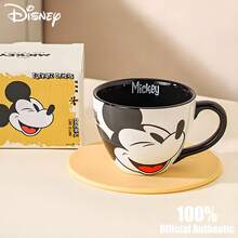 Disney Official Authentic Collaboration Breakfast Cup 350ML Ceramic Handle Mug Anime Cartoon Dormitory Single Cup Coffee Cup Couple Gift Cup - Multicolor - View 9