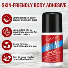 Goiple Body Adhesive & Wig Installation Kit – Roll-On Body Glue, Sweat-Resistant & Waterproof Hold, Invisible Double-Sided Tape For Wigs, Clothes & Body – Easy Water Wash-Off,Lace Wig ,Body Jewelry & Fashion Fixes,Women's Daily Styling & Secure Hold Needs - 37pcs-B - 查看 3