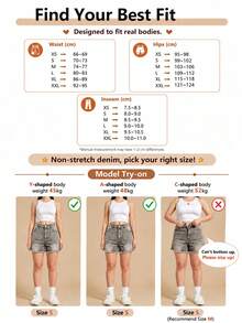 Women's Casual Loose Straight Leg Denim Bermuda Shorts Summer - Light Grey - View 8