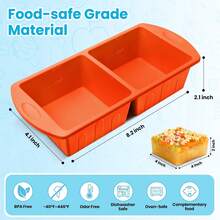 2 Pack Silicone Freezer Trays With Lid Easy Storage Silicone Soup Freezer Molds 2 Cup ,Cube Tray Freezing Broth Sauces Store Leftovers , Leakproof, Easy Release Dishwasher - Purple+Pink - View 12