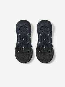 1/2/4/6 Pairs Women's Summer Thin Low-Cut Invisible Non-Slip Anti-Slip Heel Solid Color Mesh Breathable Short Socks - Multicolor - View 23