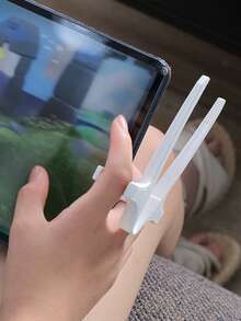 1入指套式電競筷子 - 升級版防滑零食夾，享受無憂電競時光。保持雙手乾淨，手柄不沾油。極致懶人零食工具，創意電競禮物，適合派對、電影之夜或 PC/主機遊戲 - 彩色 - 查看 4