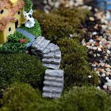 4pcs Miniature Resin Stone Stairs, Mini Fairy Garden Decor Stone Sculpture, Micro Landscape Bonsai Path Stairs, Suitable For DIY Micro Landscape, Gardening Decoration Ornaments And Fairy Garden Decor, Dollhouse Yard Pathway, Resin Craft - A - View 7