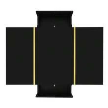 Mesa de centro moderna y sencilla lacada en blanco con 2 cajones. - Negro - Ver 8
