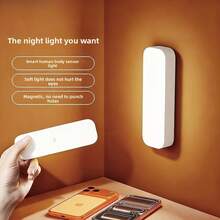 VOLACI LED 智慧感應燈，適用於臥室床邊、衣櫥、走廊夜間照明，人體感應燈，臥室照明，衣櫃燈，極簡風燈具，現代照明，LED，紅外線感應，USB 供電燈，居家 - 3pcs - 查看 6