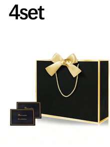 3pcs/4pcs/1pc/8pcs Minimalist Versatile Gift Bags With Handles, 11 Inch Size, Perfect For Birthday Party, Graduation Gift Wrapping, Girlfriend Gift Wrapping, Wedding Occasions, Gender Reveal Party And Party Favor Packaging - Multiple Styles/colors - View 13