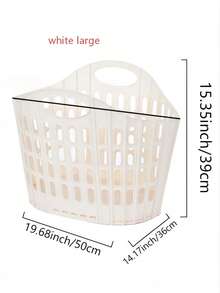1/2 Pcs Modern Foldable Laundry Basket - Portable Wall-Mounted Detachable Multi-Function Space-Saving Dirty Clothes Storage Rack, Two Sizes Available, Durable PP Square Laundry Basket, Home And Bathroom Storage, Collapsible Laundry Basket. - Multicolor - View 19