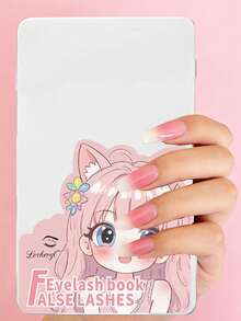 Lvcheryl No Needed Glue Self Adhesive False Eyelashes Book Messy Lazy Large-Capacity 12-13mm Natural Volume Eyelashes Extension,Easy To Wear Reusable Strips Lashes Beginner Friendly Makeup Tools - C - View 11