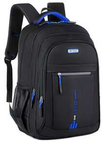 Contrast Zipper Detail Thickened Backpack With Layered Multi-Compartment Storage And Mesh Side Pockets, Versatile For Daily Short Trips - Multicolor - View 11
