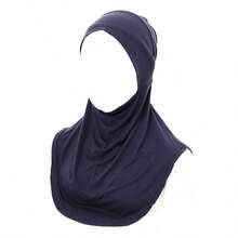 Conjunto de bufandas versátil multicolor de moda modesta, tela suave, ligera y transpirable de verano para mujer, material elástico de calidad duradera, protección solar para hombros y cuello, resistente a arrugas y de secado rápido, disponible para musulmanas, prenda cultural hijab - Multicolor - Ver 16