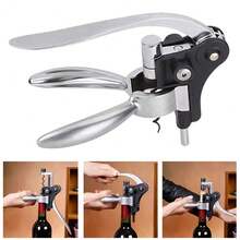Professional Deluxe Lever Action Wine Bottle Rabbit Corkscrew Gift Bunny Opener - View 6