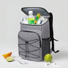 1pc Simple And Stylish Large-Capacity Outdoor Camping, Picnic Insulated Cooler Backpack, Hiking Backpack - Multicolor - View 6