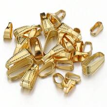 50Pcs Stainless Steel Lobster Clasp Smooth Pattern Embossed Pendant Clip Connector Suitable For DIY Handmade Necklace Jewelry Accessories - H2462 - View 7