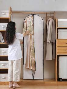 婚紗與吊掛衣物用衣物袋，女裝袋、男士西裝袋，適用於旅行與襯衫、皮草大衣、舞裝之衣物收納 S - 彩色 - 查看 7