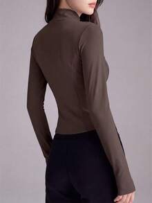 vetega Women Sports Jackets - 咖啡棕 - 查看 2